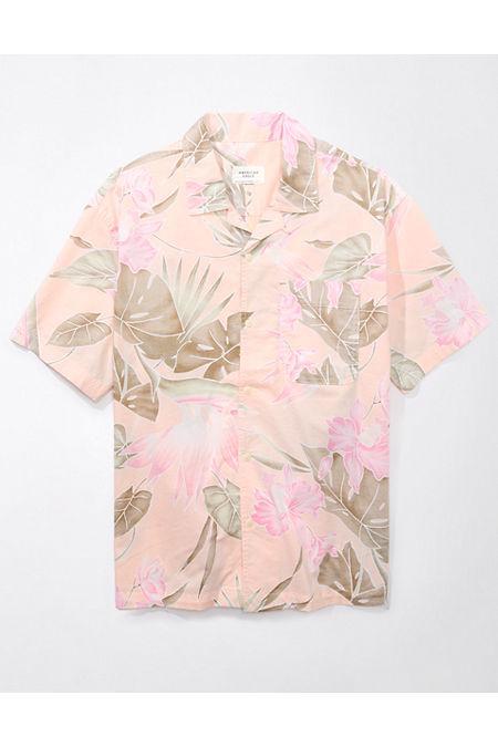 AE Tropical Button-Up Poolside Shirt Mens Product Image