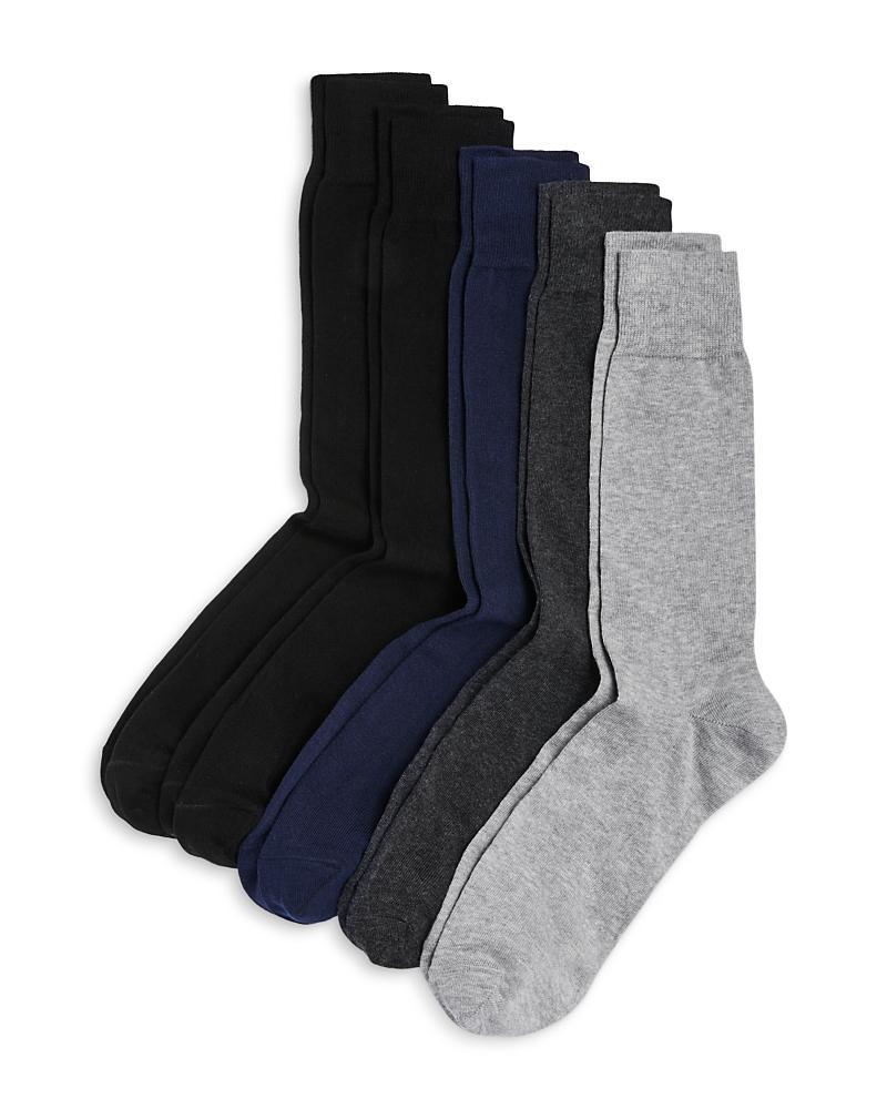 The Mens Store at Bloomingdales Solid Crew Socks, Pack of 5 - 100% Exclusive Product Image