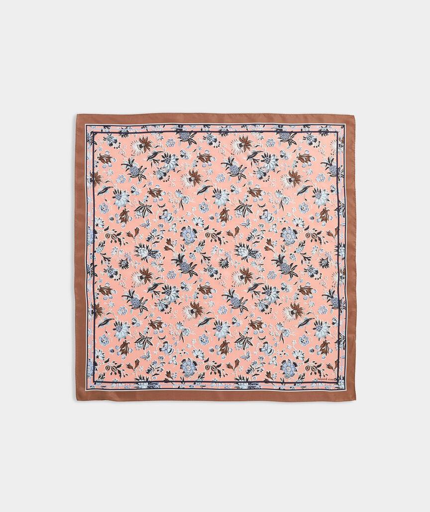 Paisley Floral Print Silk Bandana Product Image