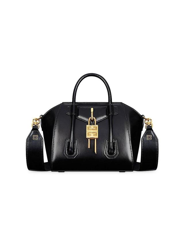 Womens Antigona Toy Lock Bag in Box Leather Product Image