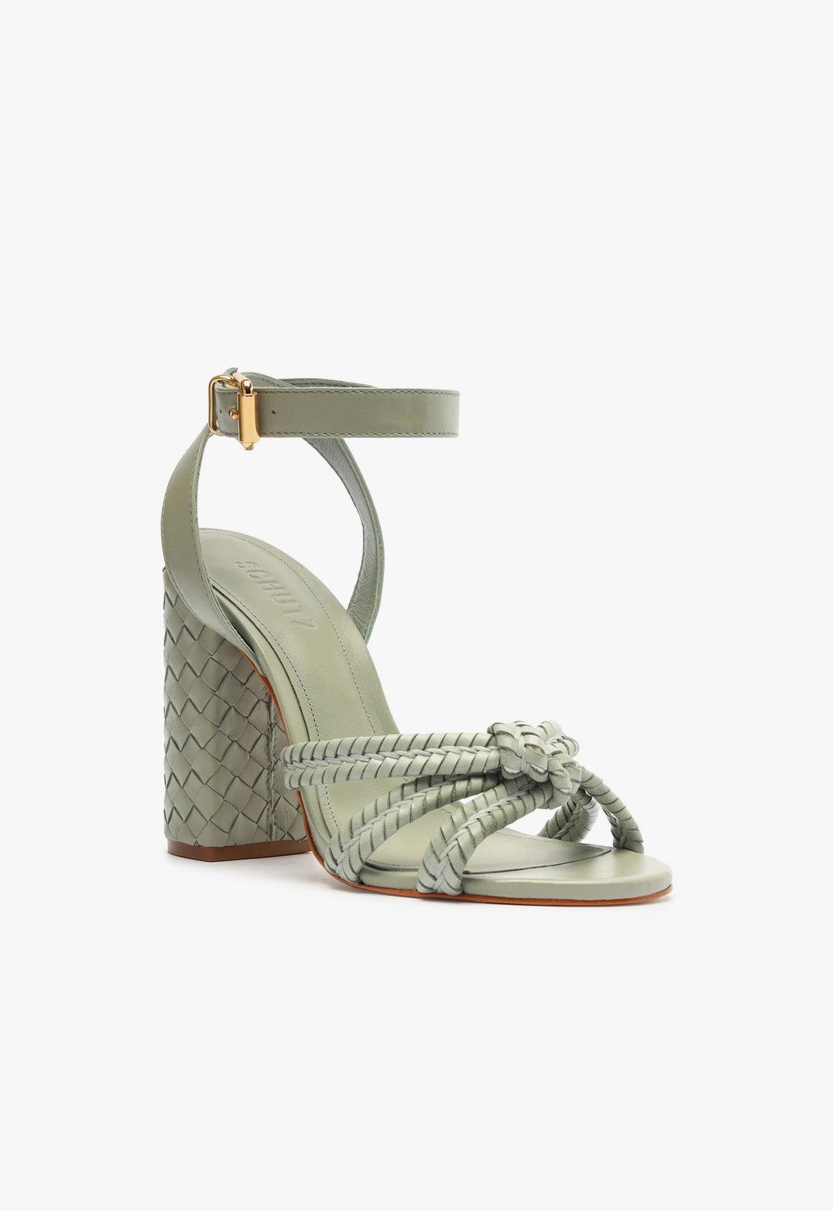 Kareena Woven Leather Sandal Female Product Image