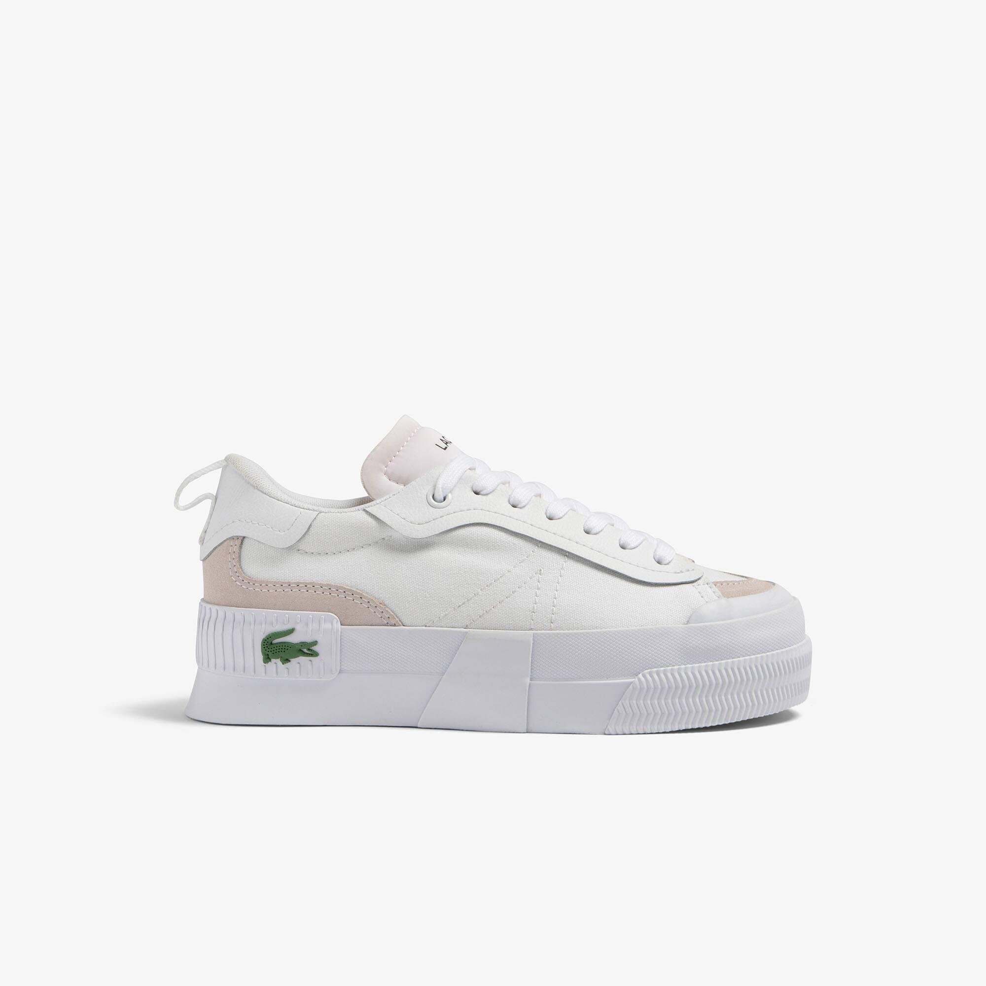 Women's Lacoste L004 Platform Textile Colour Block Trainers Product Image