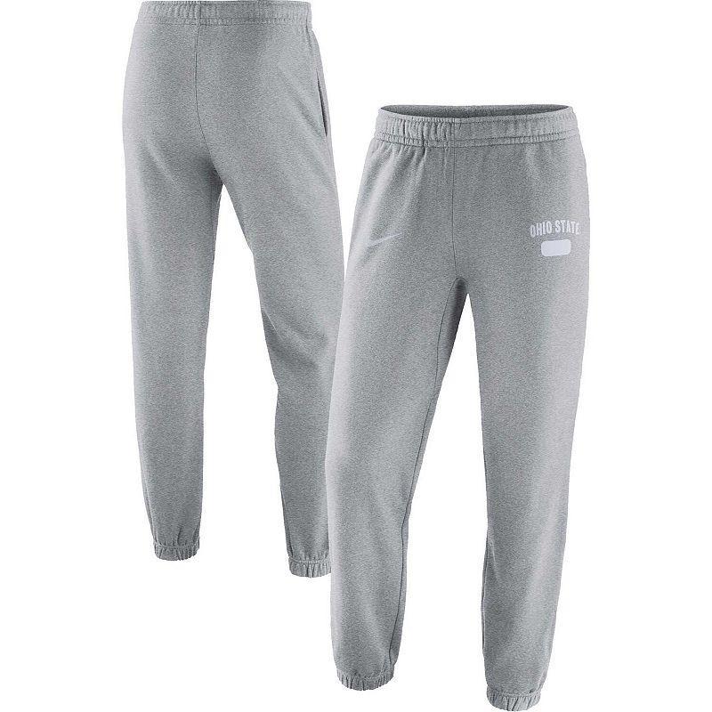 Mens Nike Heathered Gray Penn State Nittany Lions Saturday Fleece Pants Product Image