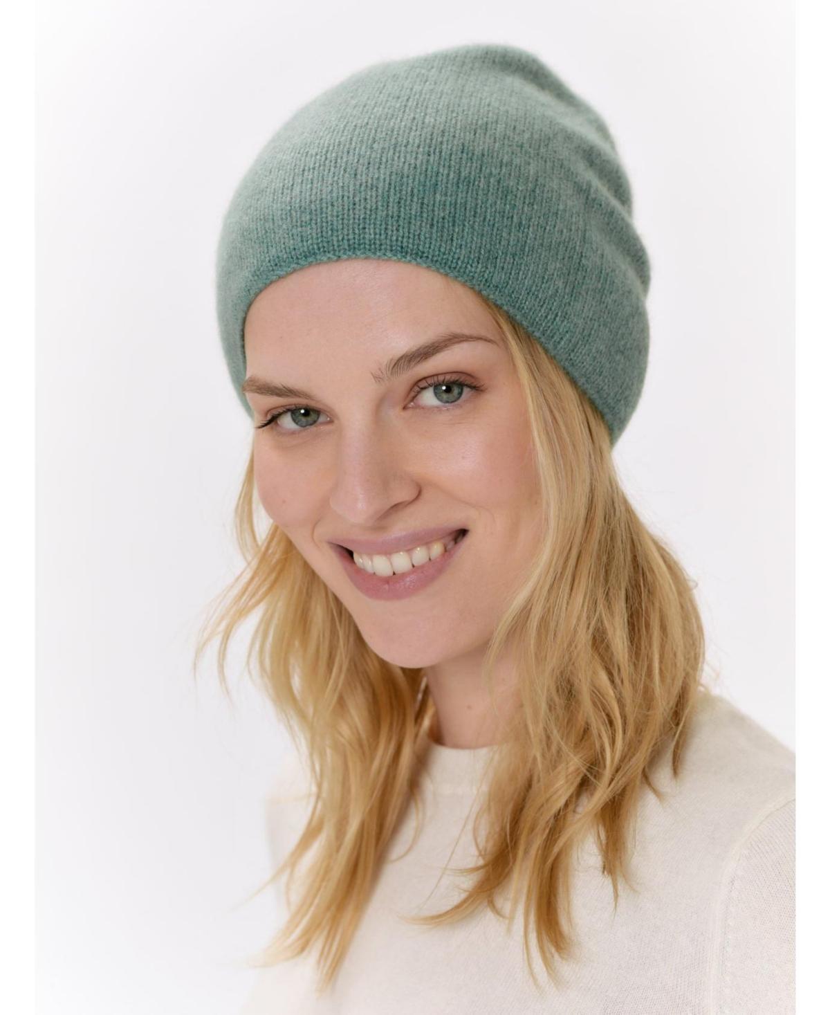 Style Republic Womens Rolled Edge Beanie - Premium Cashmere Product Image