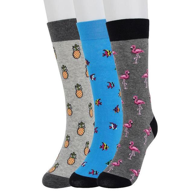 Mens Sonoma Goods For Life 3-pack Mixed Novelty Socks Product Image