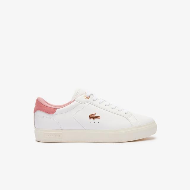 Women's Powercourt Leather Trainers  Product Image