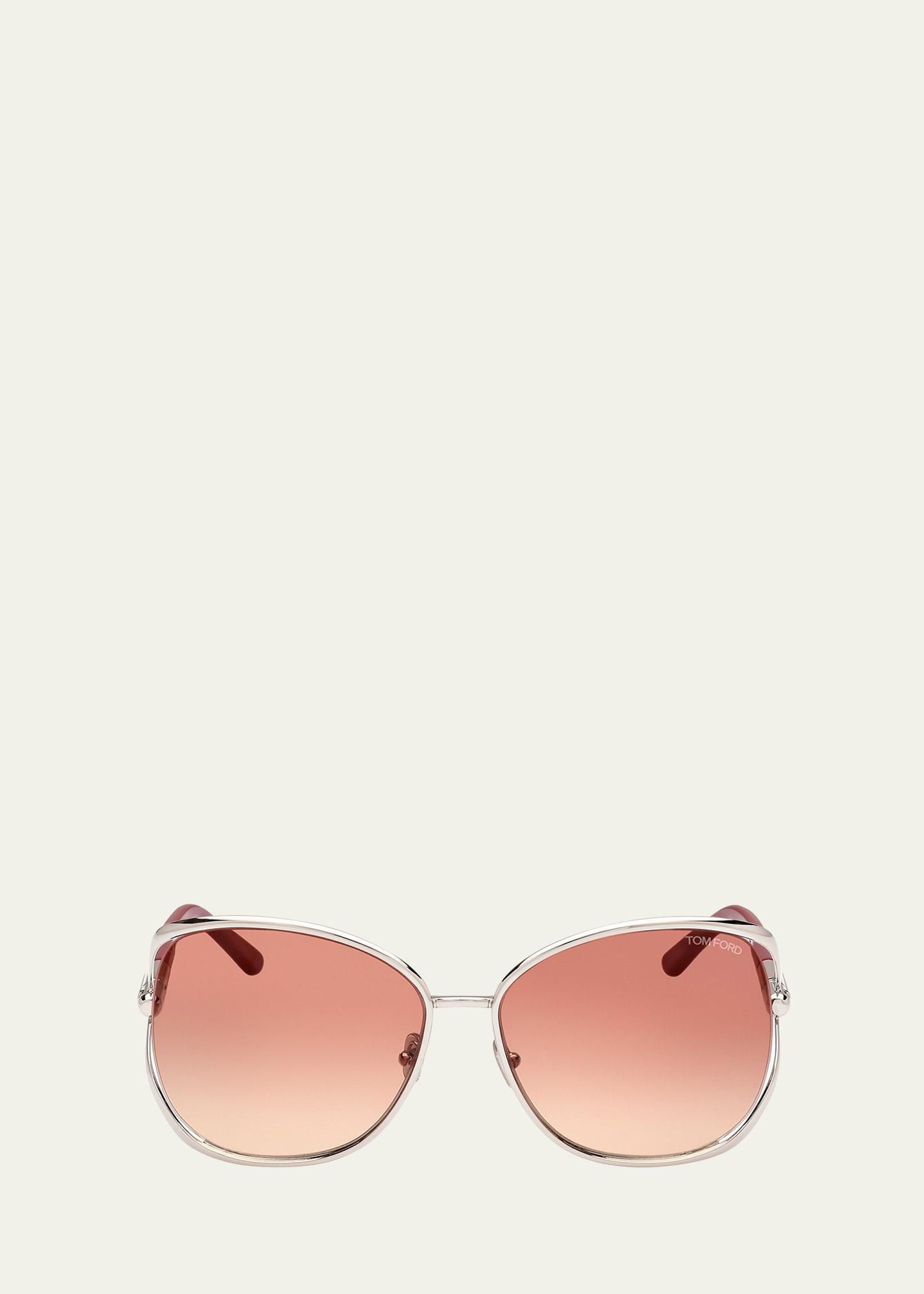 TOM FORD Marta 62mm Oversize Round Sunglasses Product Image