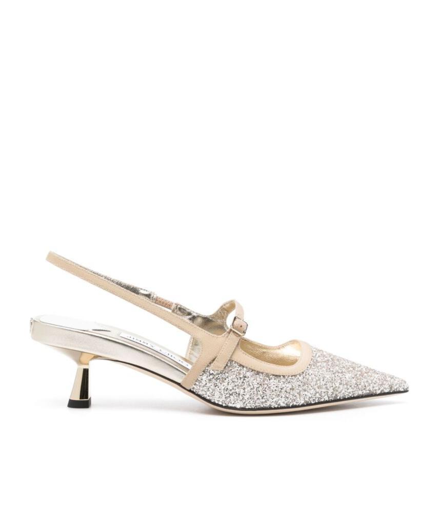 JIMMY CHOO 45mm Didi Pumps In Gold Product Image