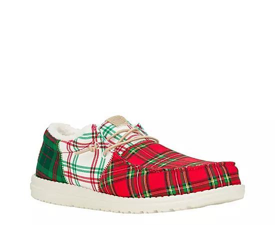 Heydude Men's Wally Tri Plaid Slip On Sneaker Product Image