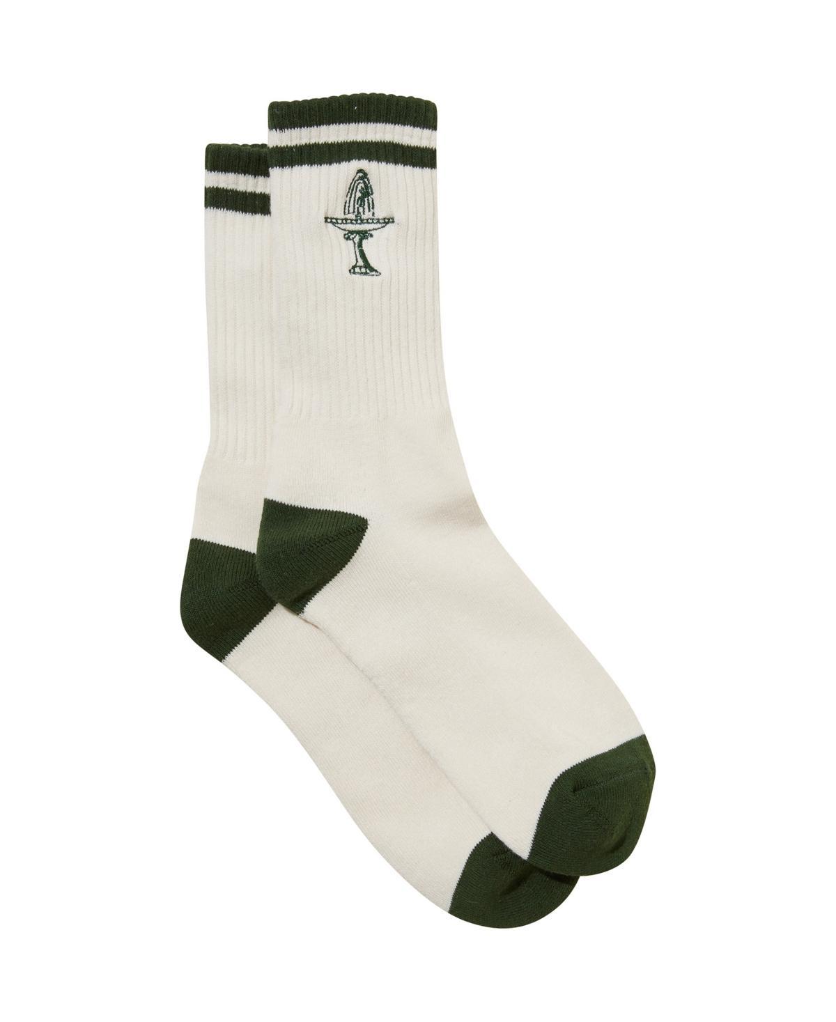 Cotton On Mens Graphic Sock - Bone Product Image