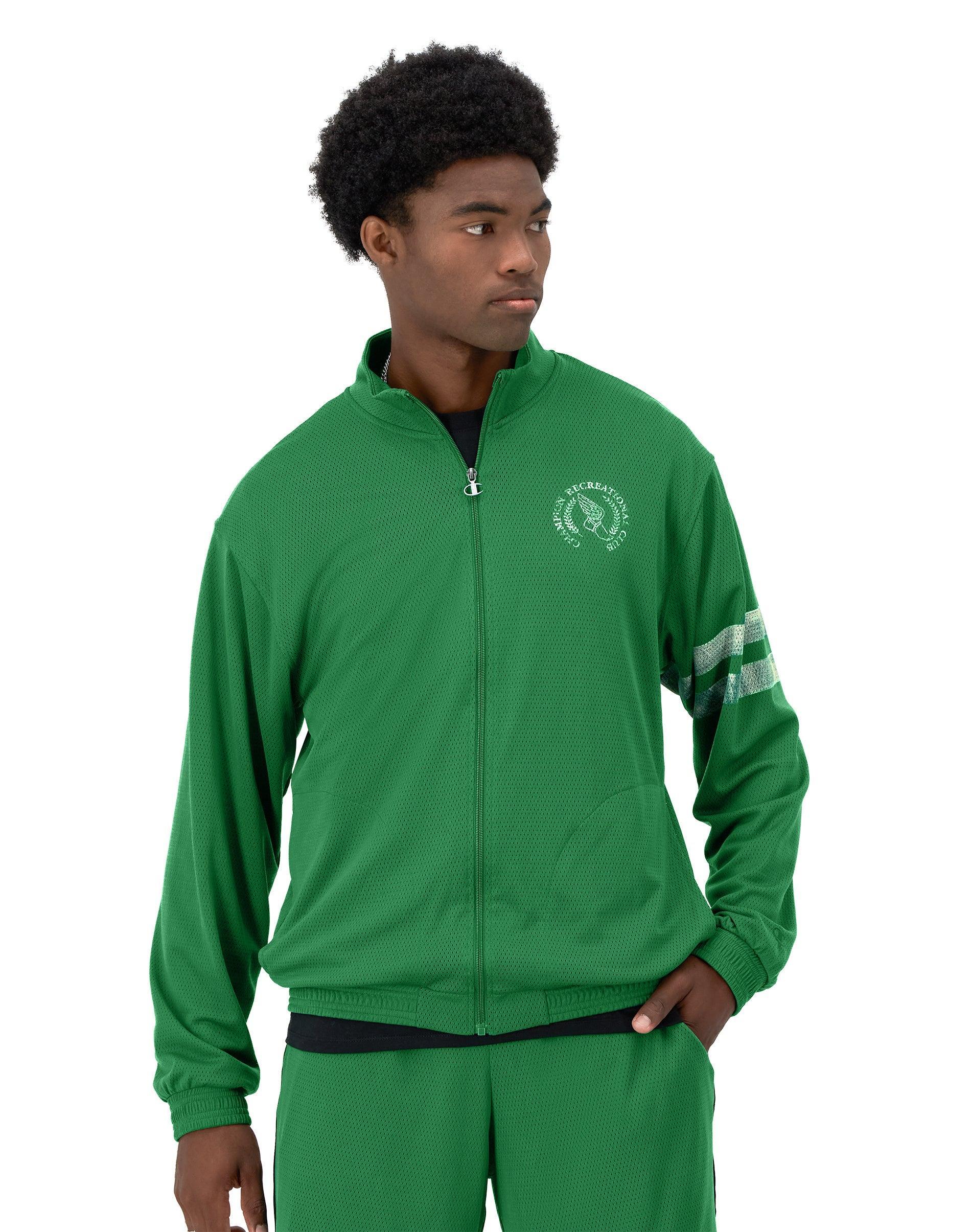 Mens Champion Attack Jacket, Rec Club Road Sign Green L Product Image