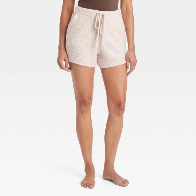 Womens Sweater Shorts - Auden Cream M Product Image