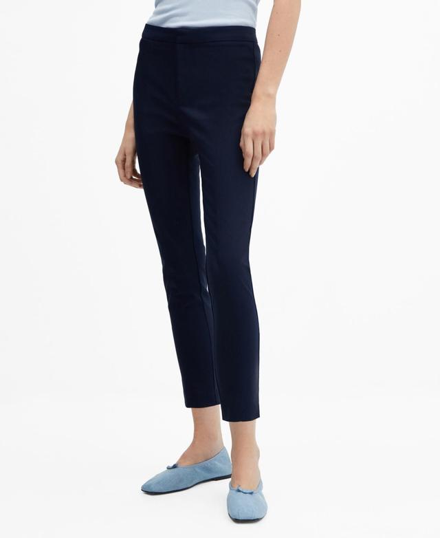 Mango Womens Crop Skinny Pants Product Image