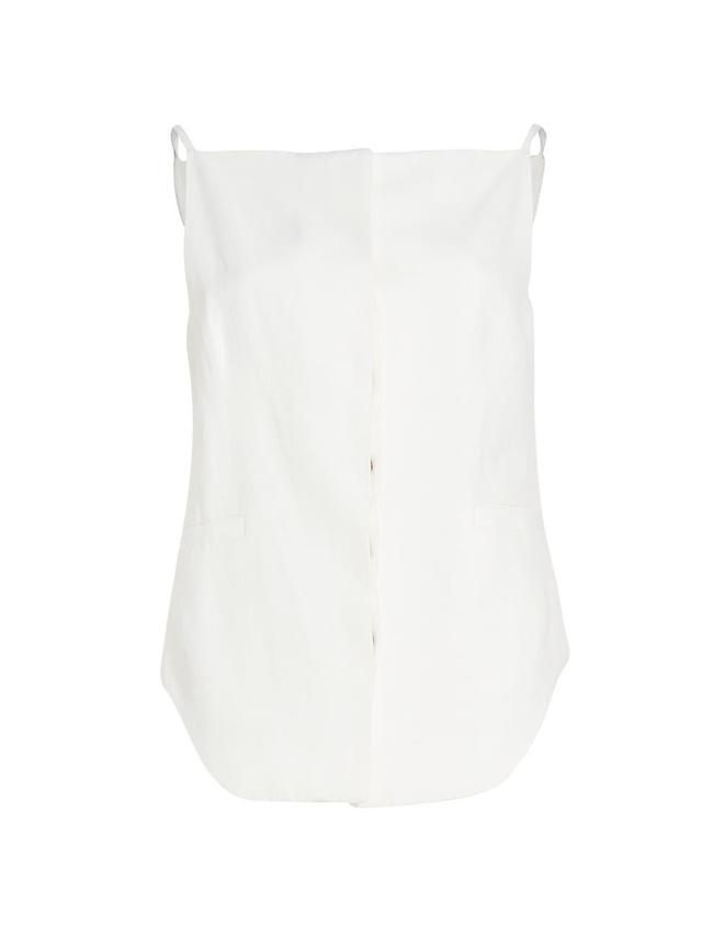 Womens Mihant Sleeveless Button-Up Top Product Image