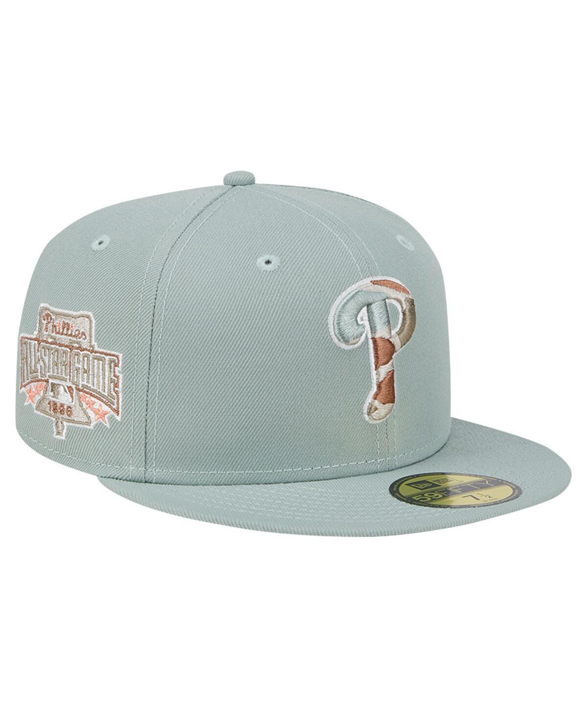 Mens New Era Philadelphia Phillies Spring Forest 59FIFTY Fitted Hat Product Image