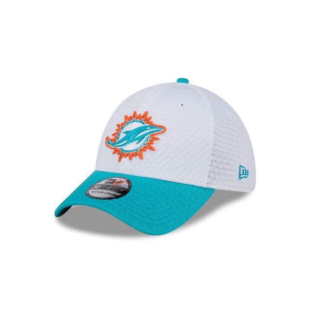 Miami Dolphins 2024 Training 39THIRTY Stretch Fit Hat Male Product Image