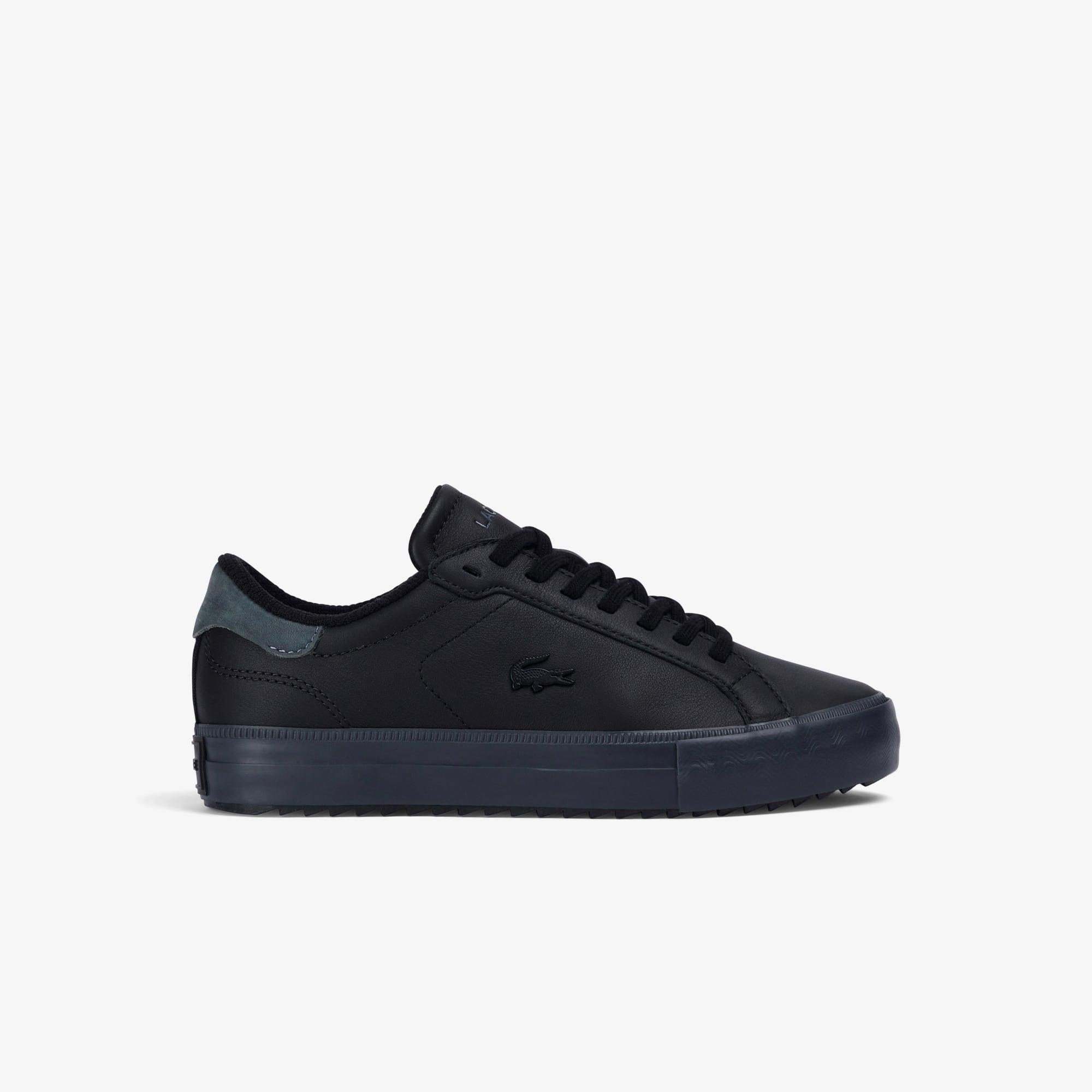 Women's Lacoste Powercourt Winter Leather Outdoor Shoes Product Image