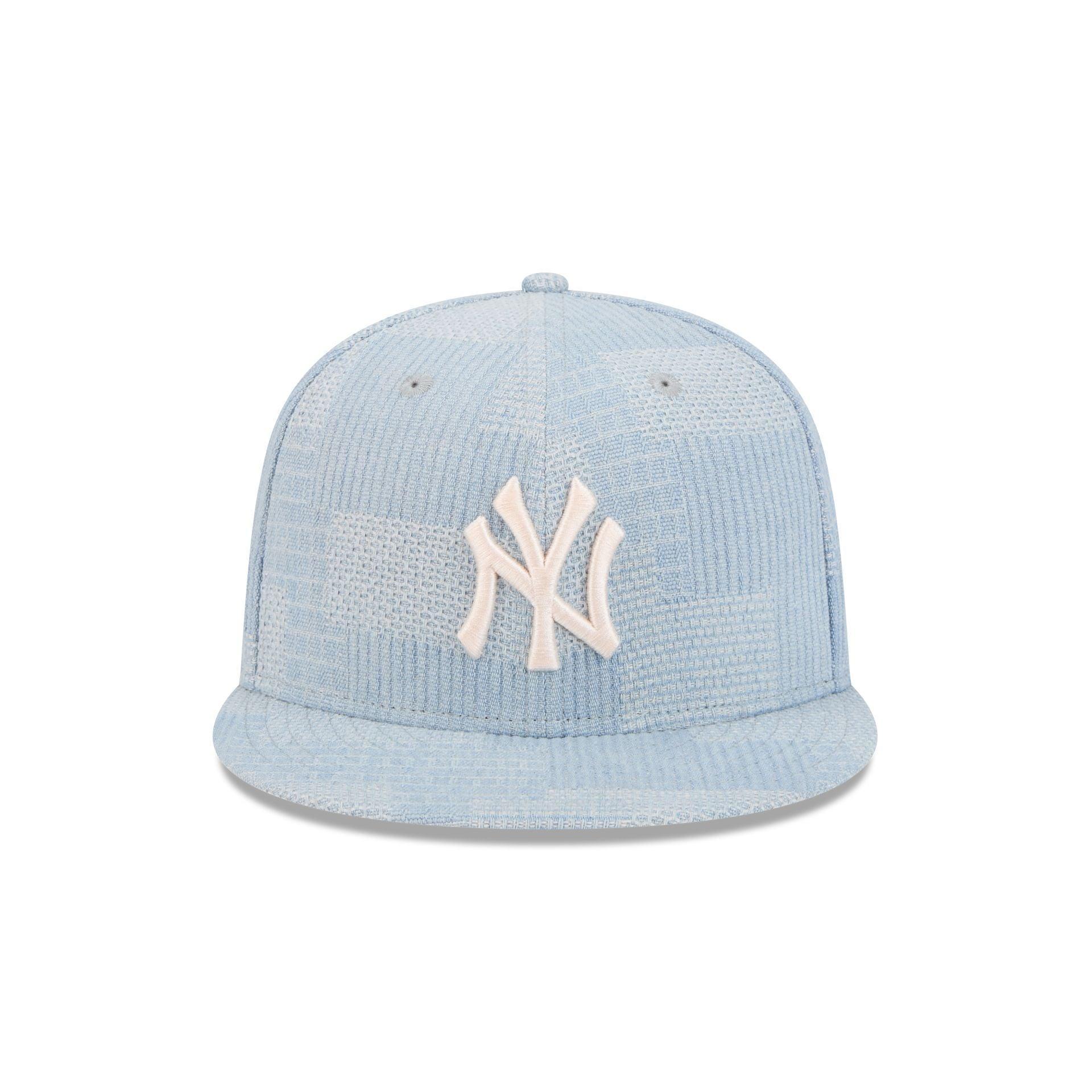 New York Yankees Denim Patchwork 9FIFTY Snapback Hat Male Product Image