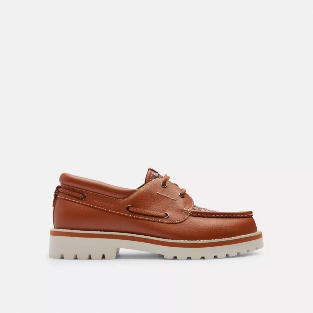 Benson Boat Shoe In Signature Jacquard Product Image