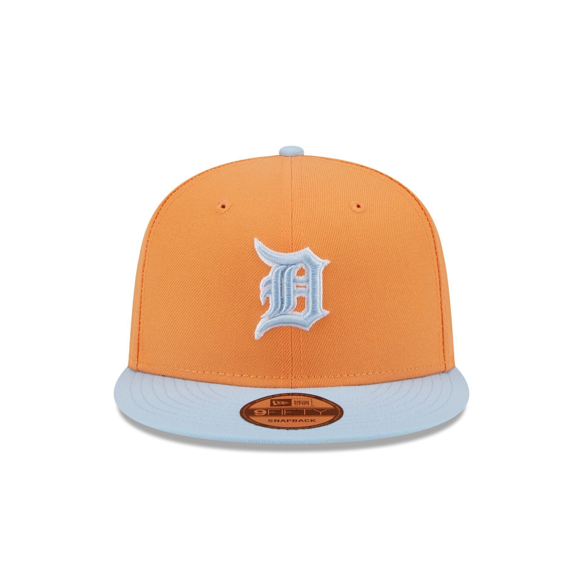 Detroit Tigers Color Pack Orange Glaze 9FIFTY Snapback Hat Male Product Image