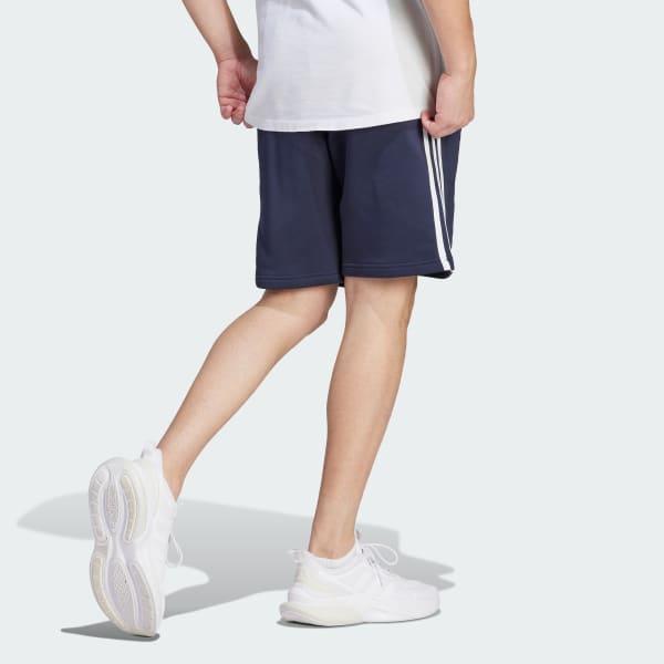 Essentials Fleece 3-Stripes Shorts Product Image