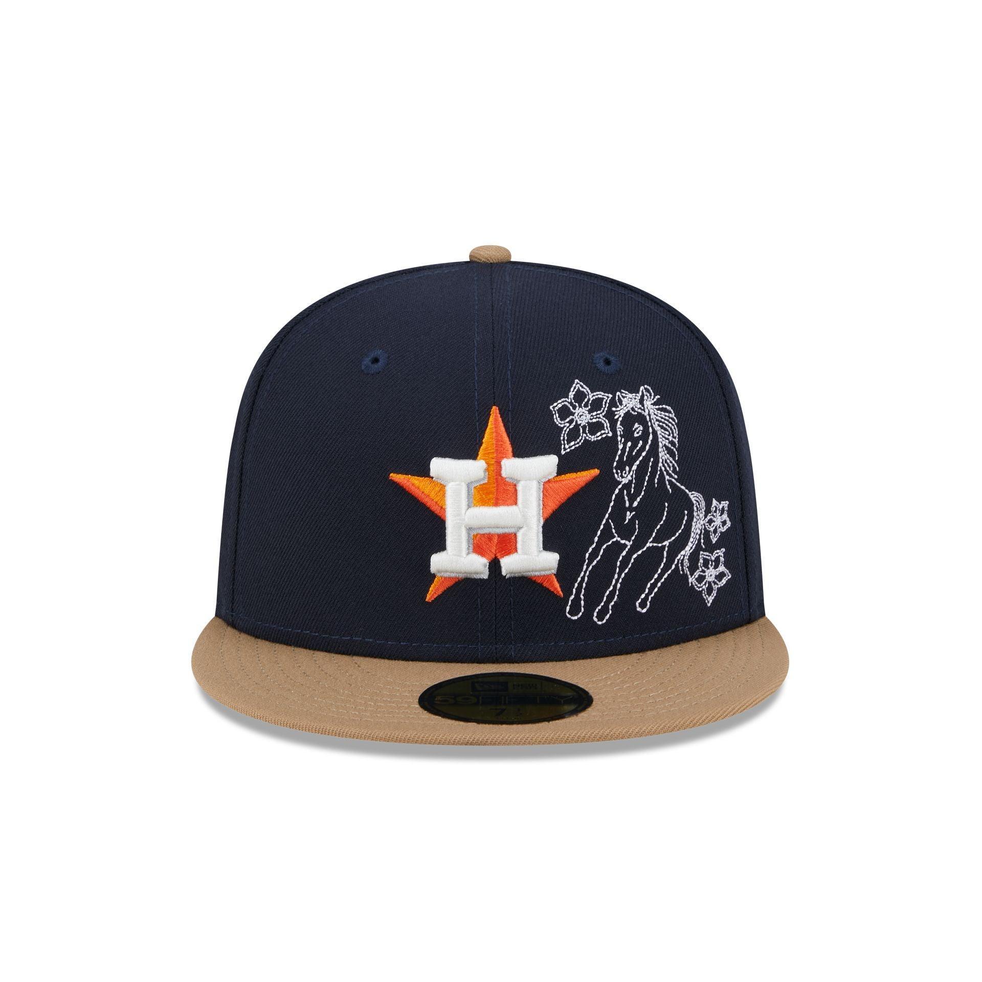 Houston Astros Western Khaki 59FIFTY Fitted Hat Male Product Image