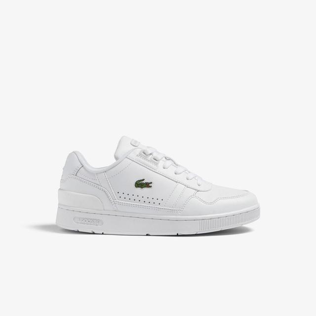 Women's Lacoste T-Clip Leather Trainers Product Image