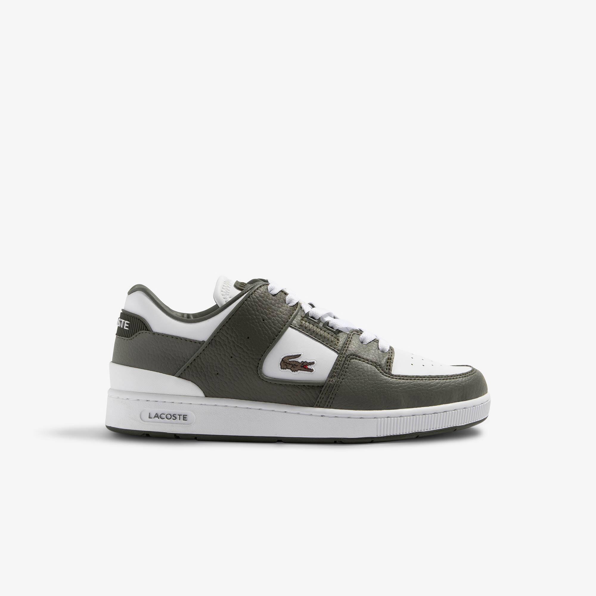 Men's Court Cage Leather Eyelet Trainers Product Image