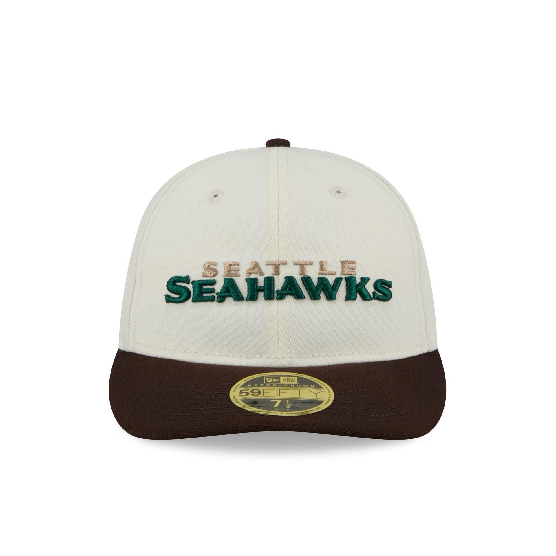 Seattle Seahawks Forest Visor Retro Crown 59FIFTY Fitted Hat Male Product Image