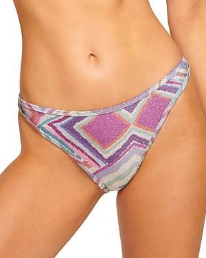 Ramy Brook Isla Metallic Bikini Bottom Product Image