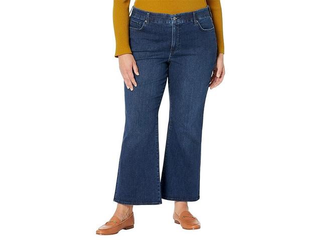 NYDJ Plus Size Waist Match Relaxed Flare in Underground (Underground) Women's Jeans Product Image