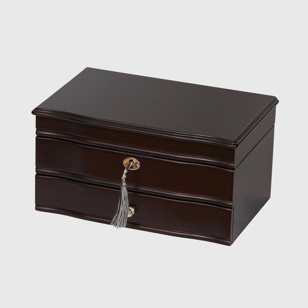 Mele & Co. Davina Women's Locking Wooden Jewelry Box - Mahogany Product Image