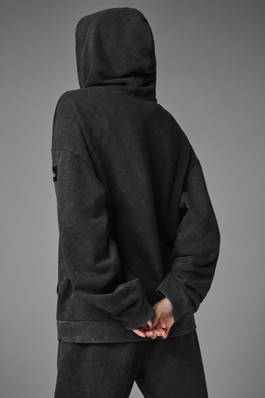 Chill Vintage Wash Hoodie - Black Wash Female Product Image