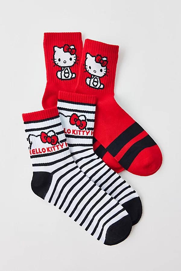 Hello Kitty Mid-Crew Sock 2-Pack Womens at Urban Outfitters Product Image