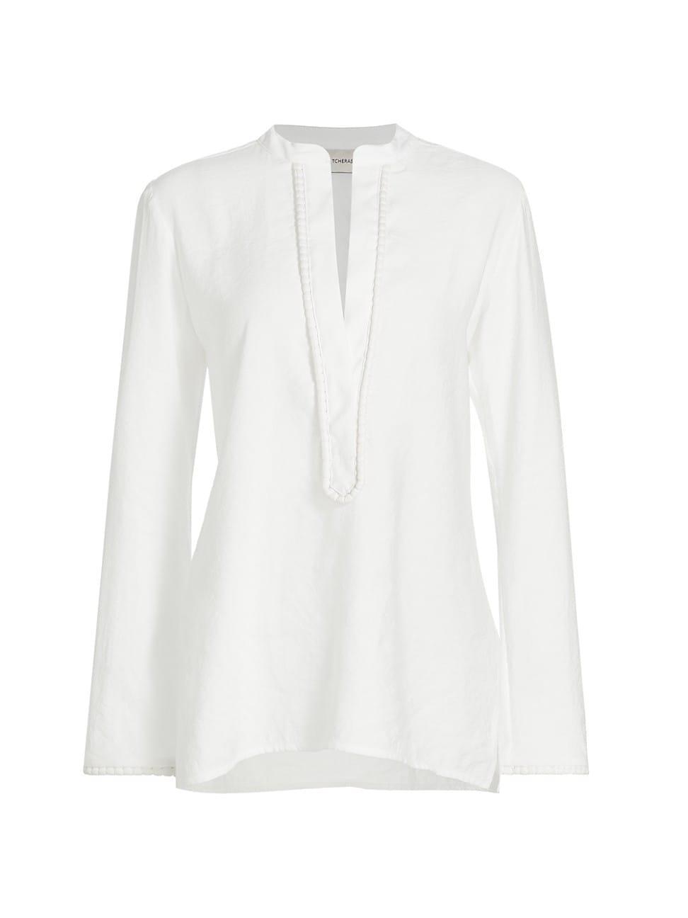 Womens Shera Long-Sleeve Blouse Product Image