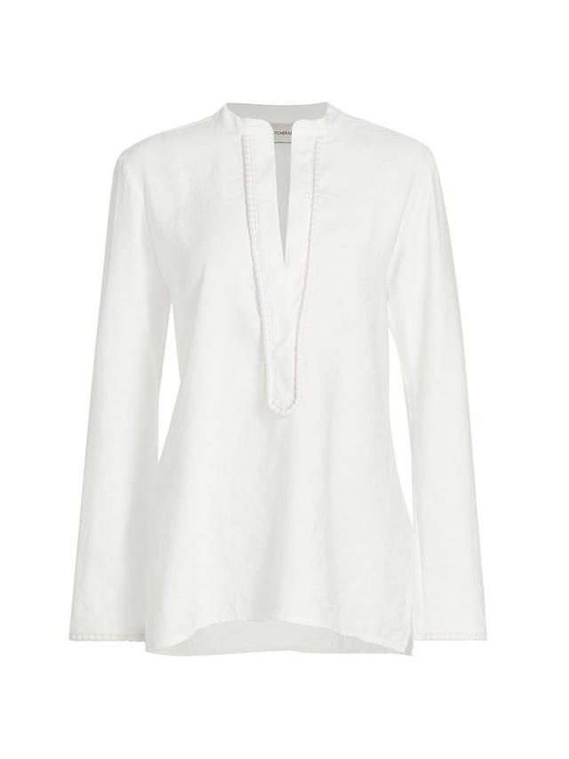 Womens Shera Long-Sleeve Blouse Product Image