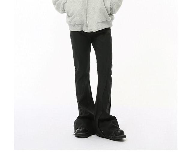 Stand Collar Plain Zip-Up Jacket Product Image