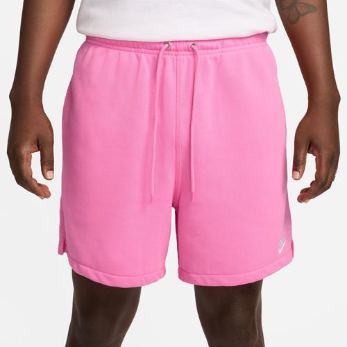 Nike Mens Nike Club Flow French Terry Shorts - Mens Teal/White Product Image