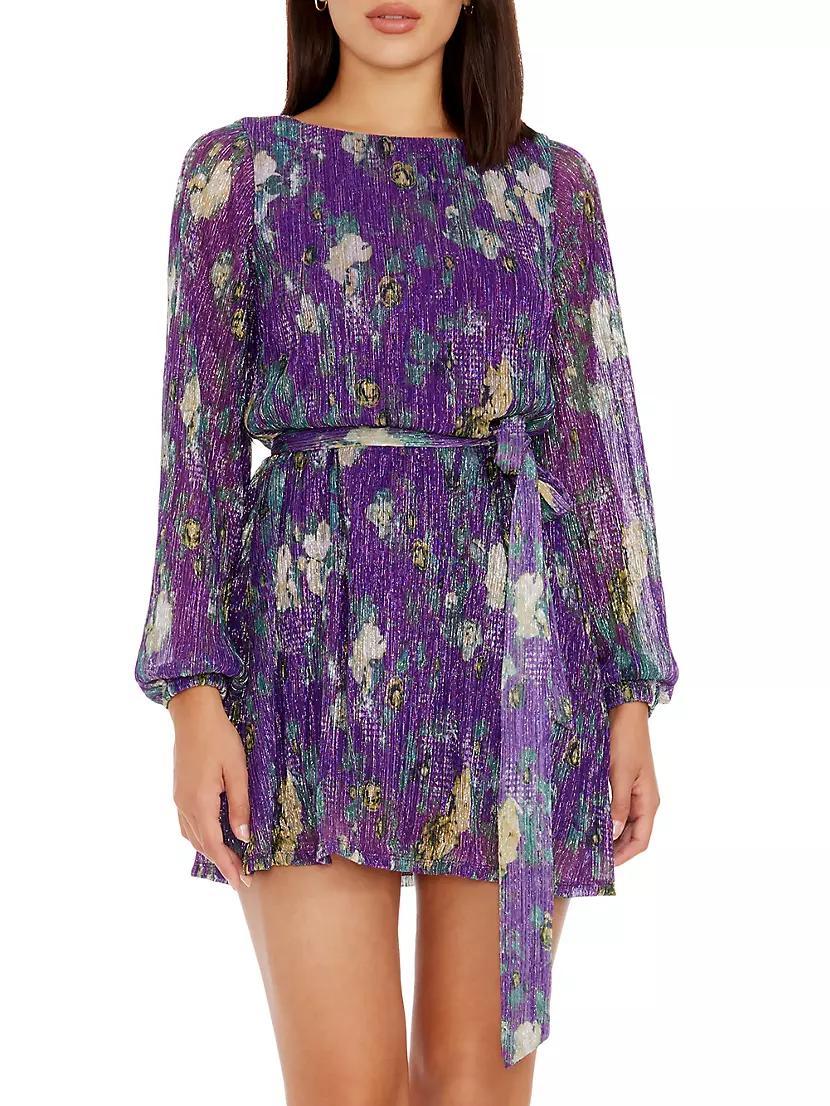 Kirsi Floral Loose Minidress Product Image