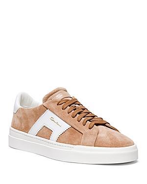 Santoni Mens Double Buckle Lace Up Sneakers Product Image