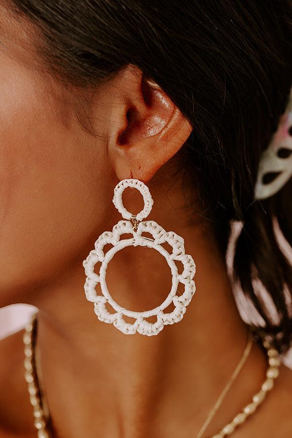 Caribbean Dreaming Earrings in Ivory Product Image