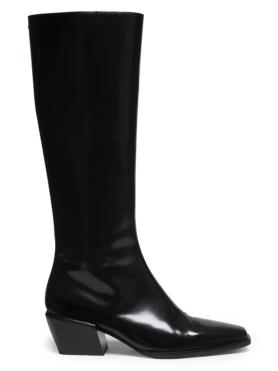 Womens Joni 50MM Leather Knee-High Boots Product Image