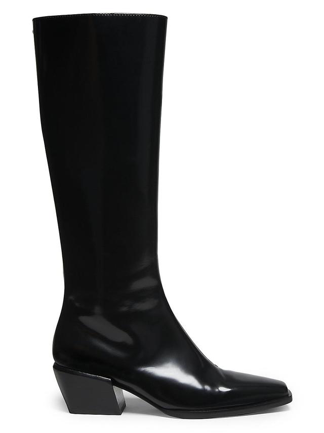 Womens Joni 50MM Leather Knee-High Boots Product Image