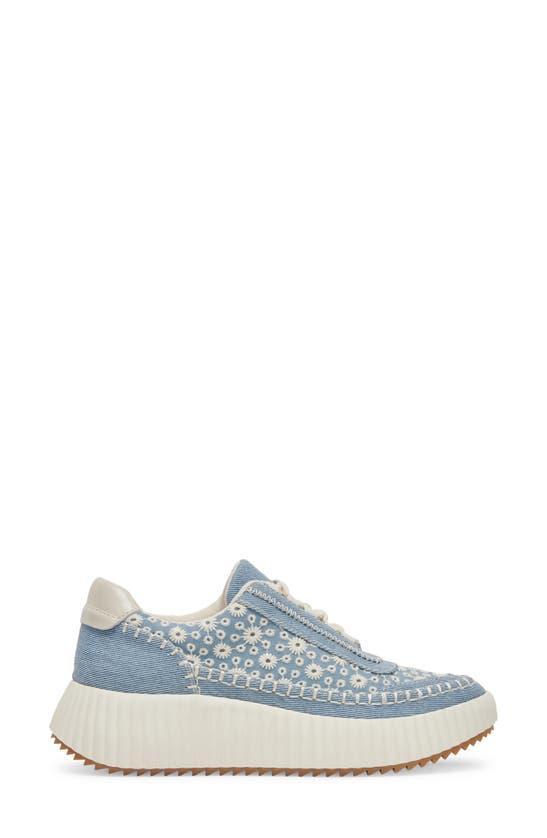 DOLCE VITA Dolen Platform Sneaker In Blue Floral Denim Product Image