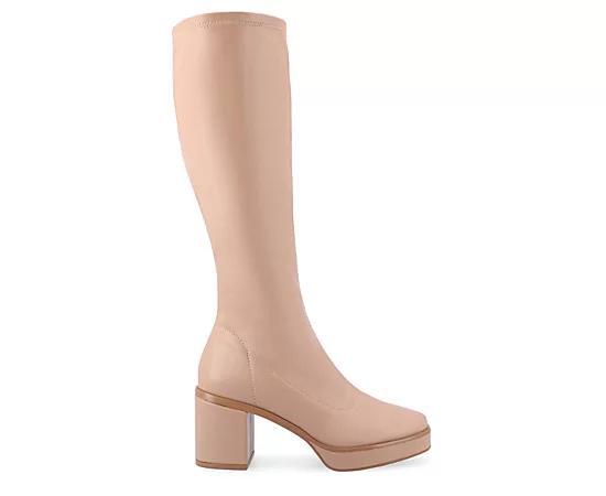 Journee Collection Tru Comfort Foam Alondra Womens Knee-High Boots Pink Product Image