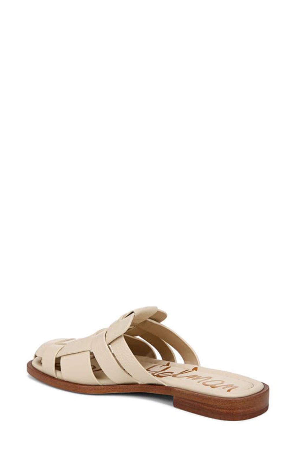 SAM EDELMAN Dina Fisherman Mule In Beige Product Image