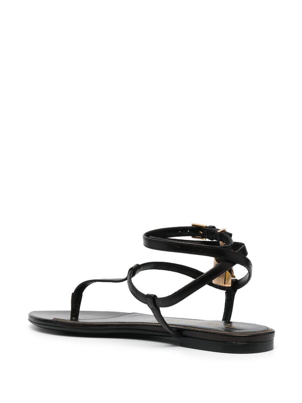 Padlock flat sandals Product Image