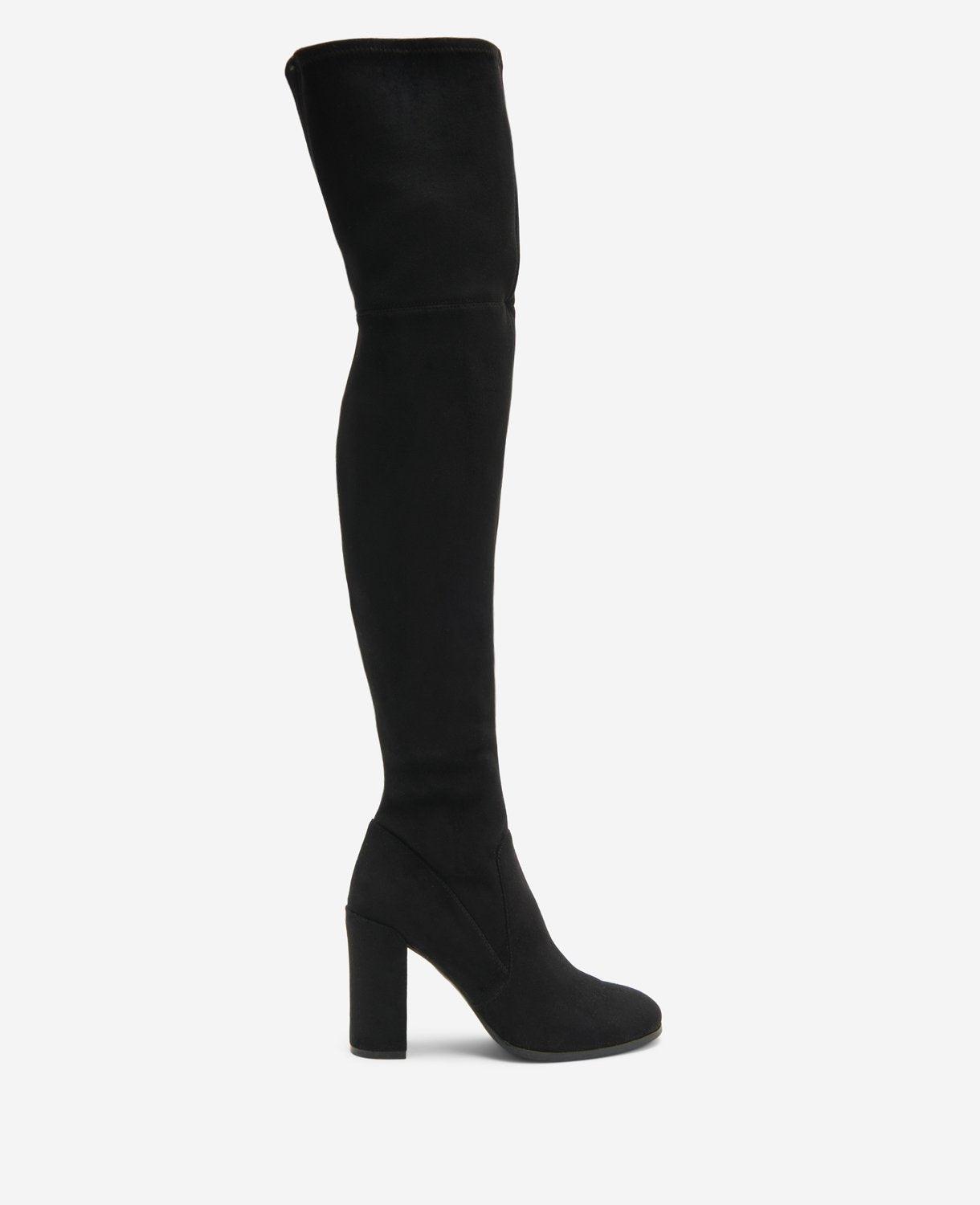 Kenneth Cole | Justin Suede Over-The-Knee Heeled Boot Product Image