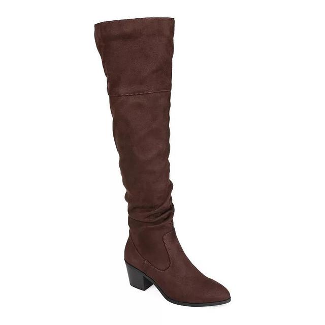 Journee Collection Zivia Womens Slouchy Over-the-Knee Boots Product Image