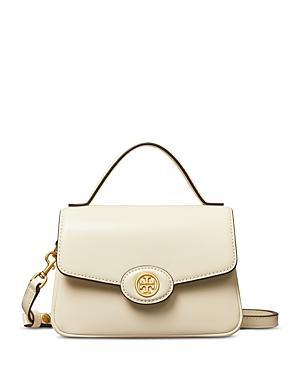 Tory Burch Small Robinson Leather Top Handle Bag Product Image